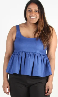 Grassquit Top - Ultramarine