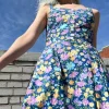 Grosbeak Dress - Blue Meadow