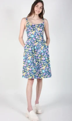 Grosbeak Dress - Blue Meadow