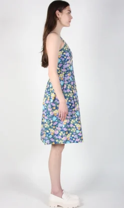 Grosbeak Dress - Blue Meadow