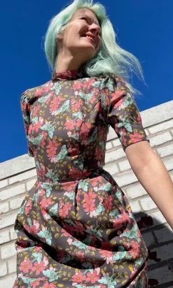 Guineafowl Dress - Luna Moth