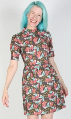 Guineafowl Dress - Luna Moth