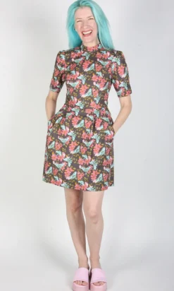 Guineafowl Dress - Luna Moth