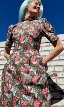 Guineafowl Dress - Luna Moth