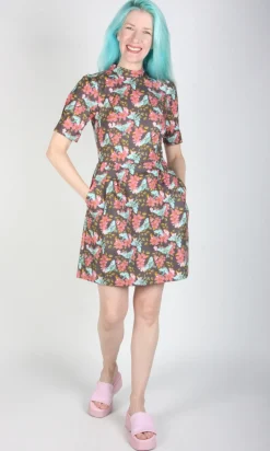 Guineafowl Dress - Luna Moth