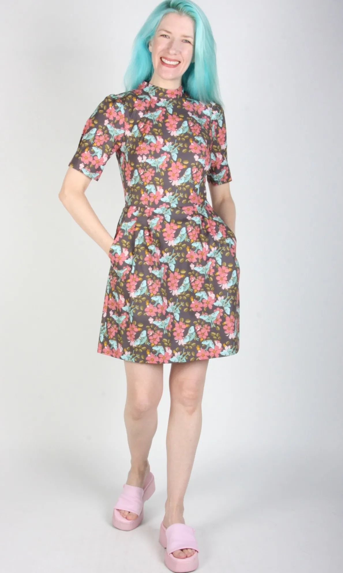 Guineafowl Dress - Luna Moth