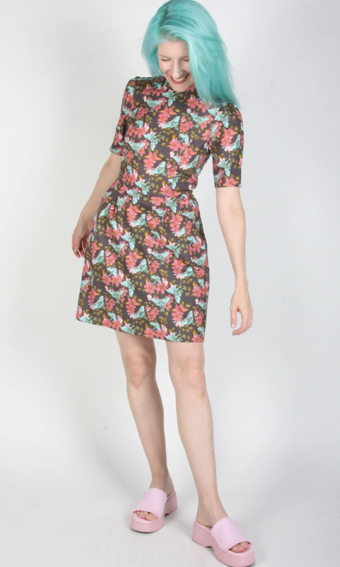 Guineafowl Dress - Luna Moth