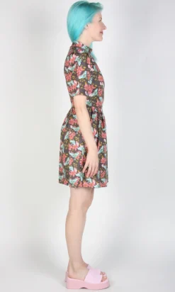 Guineafowl Dress - Luna Moth