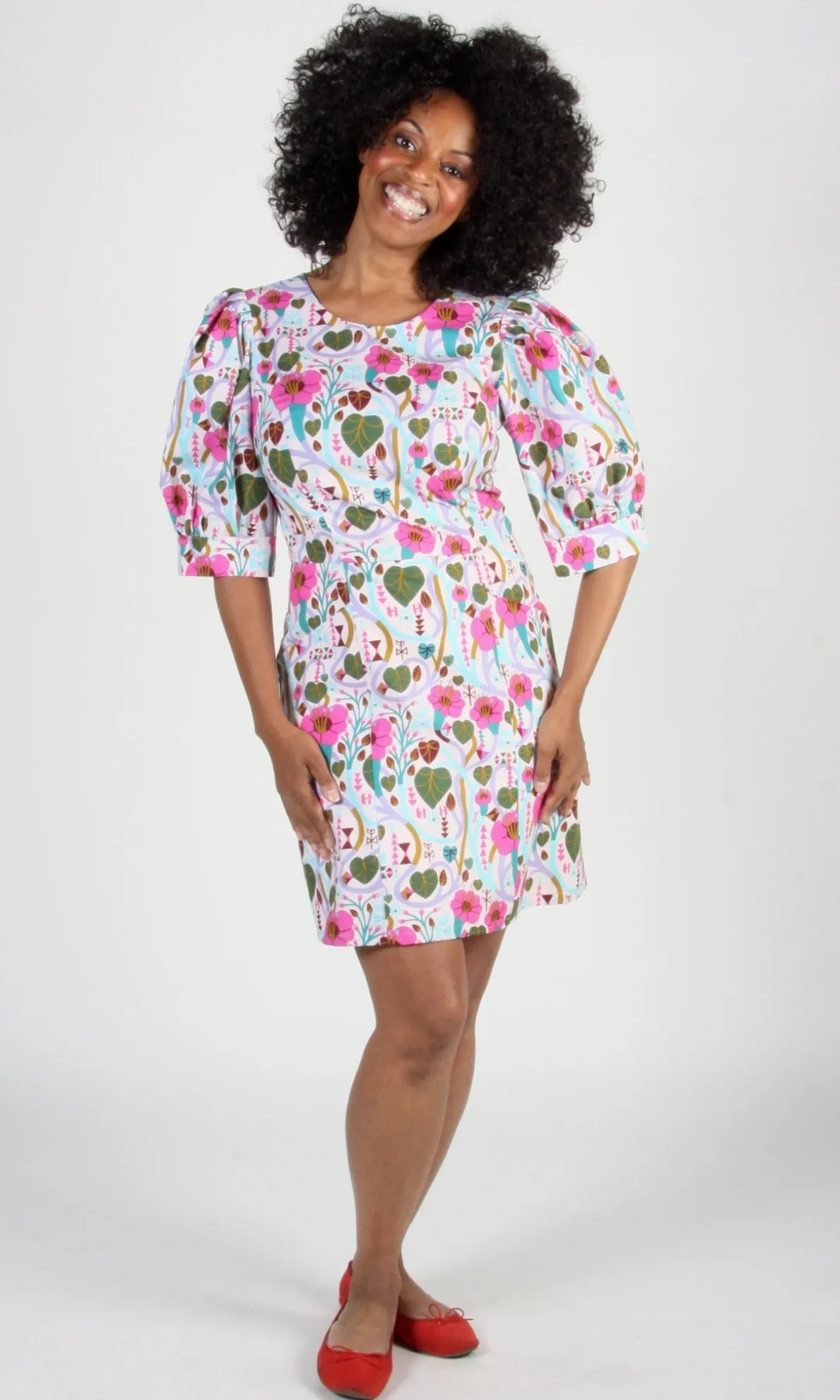 Halcyon Dress - Trumpet Vines