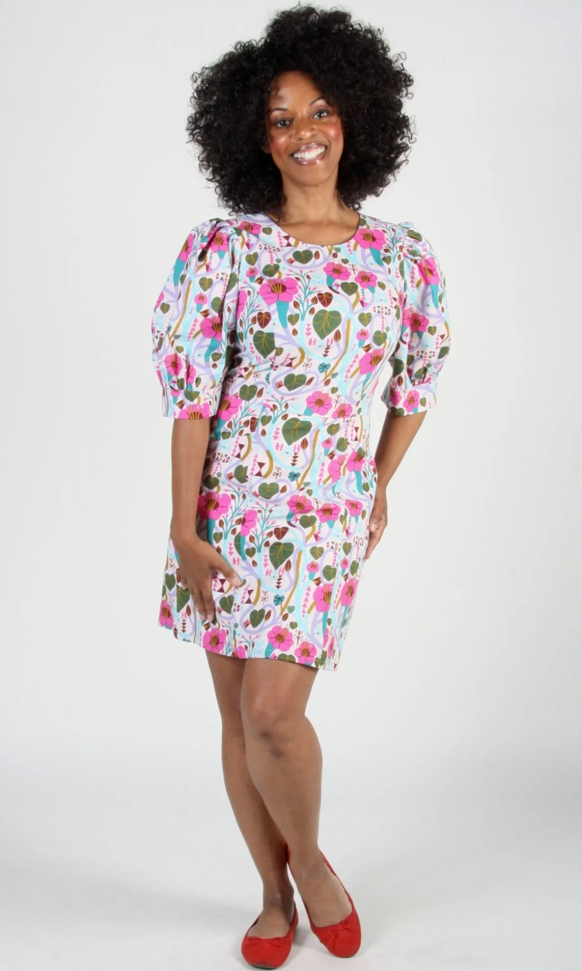 Halcyon Dress - Trumpet Vines