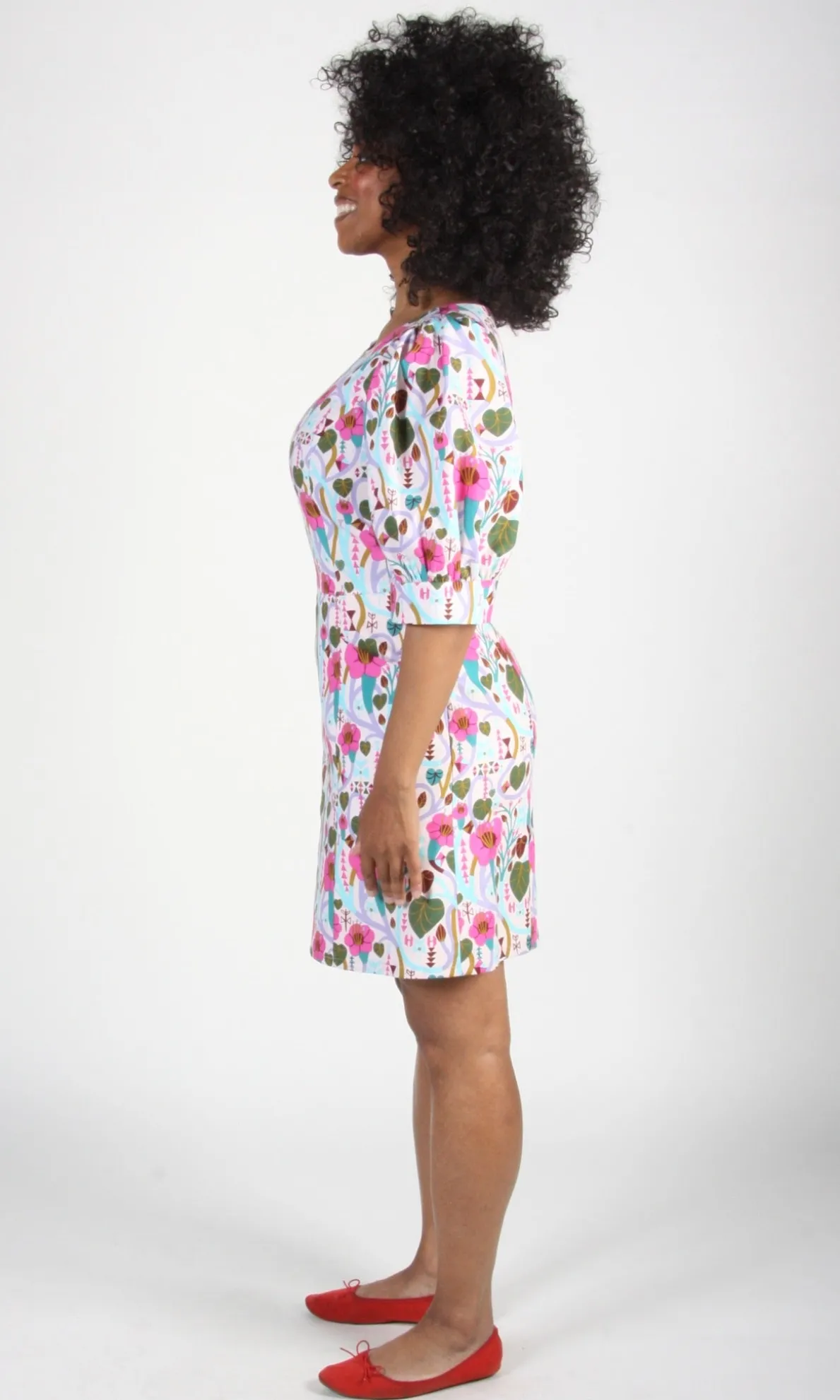 Halcyon Dress - Trumpet Vines