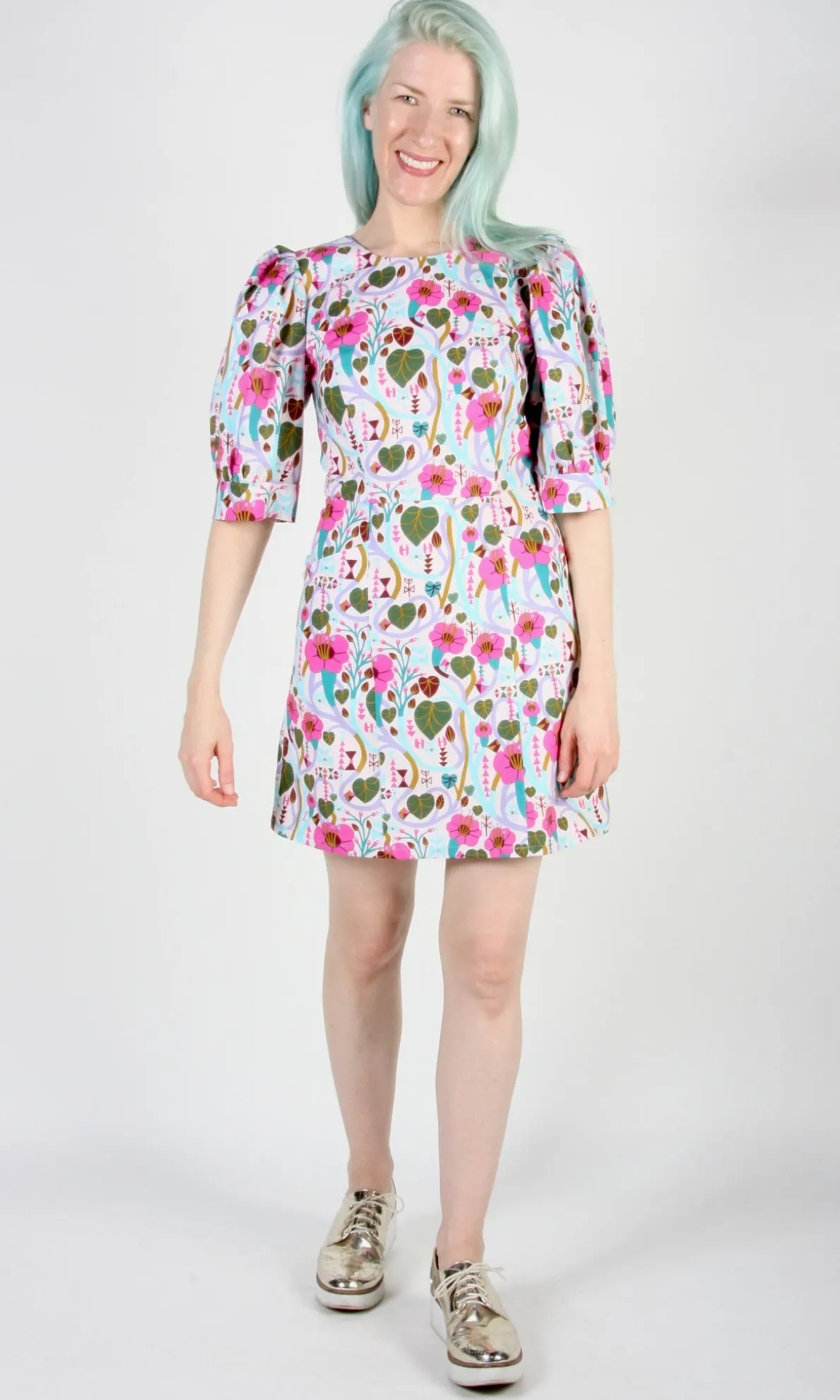 Halcyon Dress - Trumpet Vines