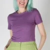 Hazel Grouse Tee - Grape