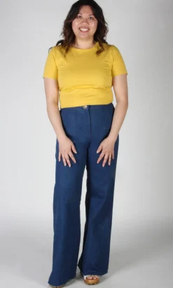 Hazel Grouse Tee - Mustard