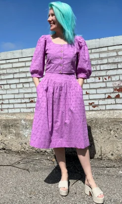 Hermit Thrush Skirt - Ube