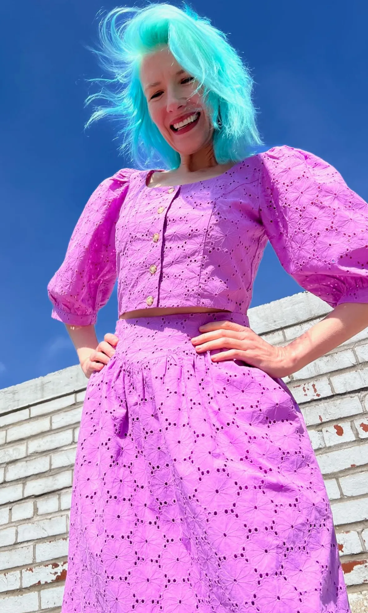 Hermit Thrush Skirt - Ube