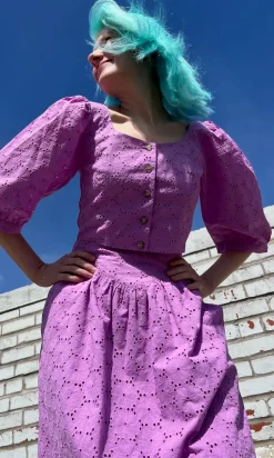 Hermit Thrush Skirt - Ube