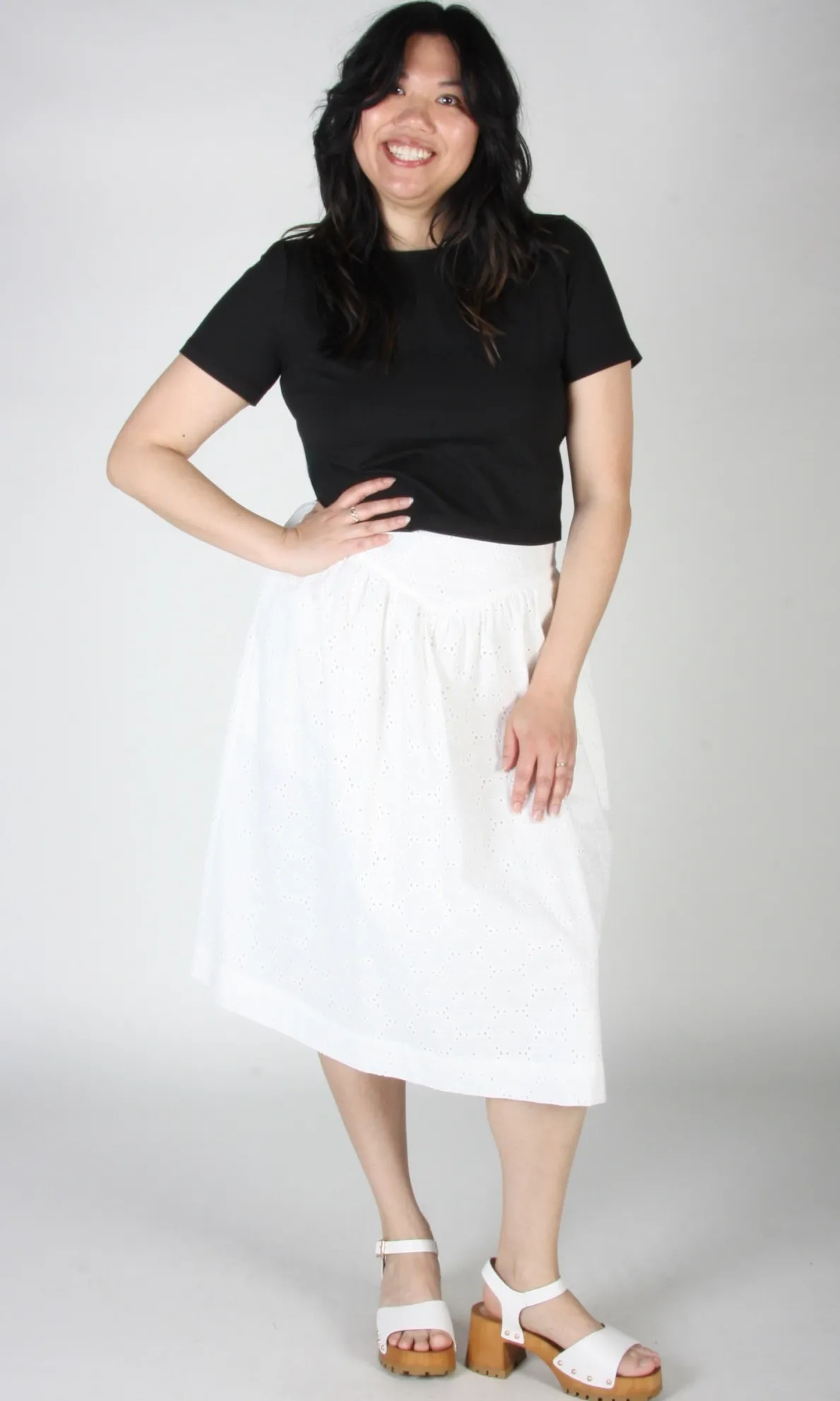 Hermit Thrush Skirt - White