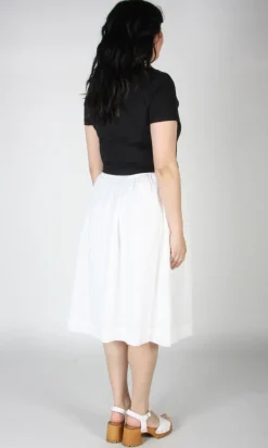 Hermit Thrush Skirt - White