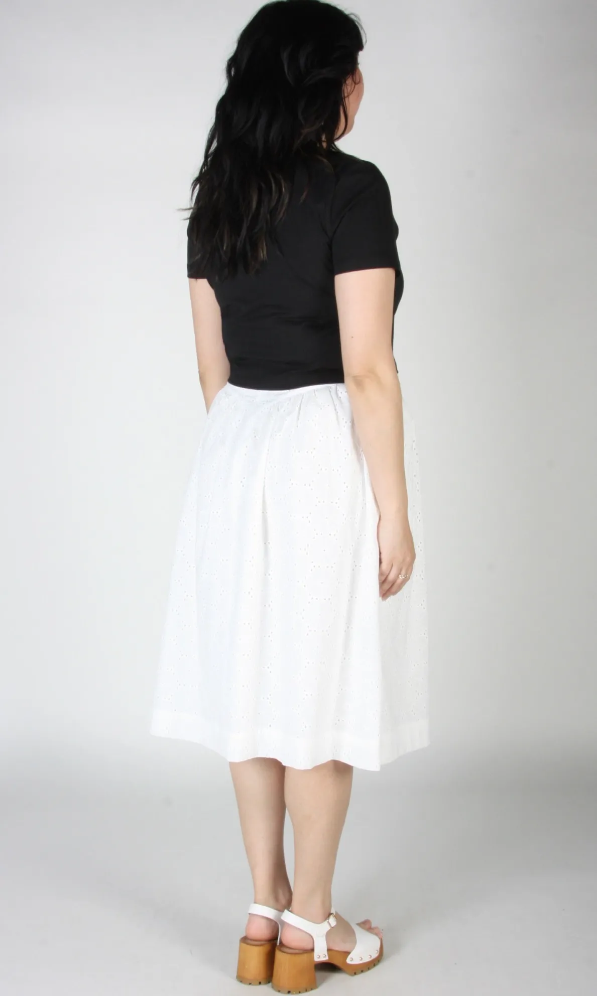 Hermit Thrush Skirt - White