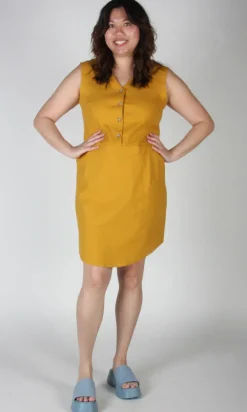 Honeycreeper Dress - Ochre