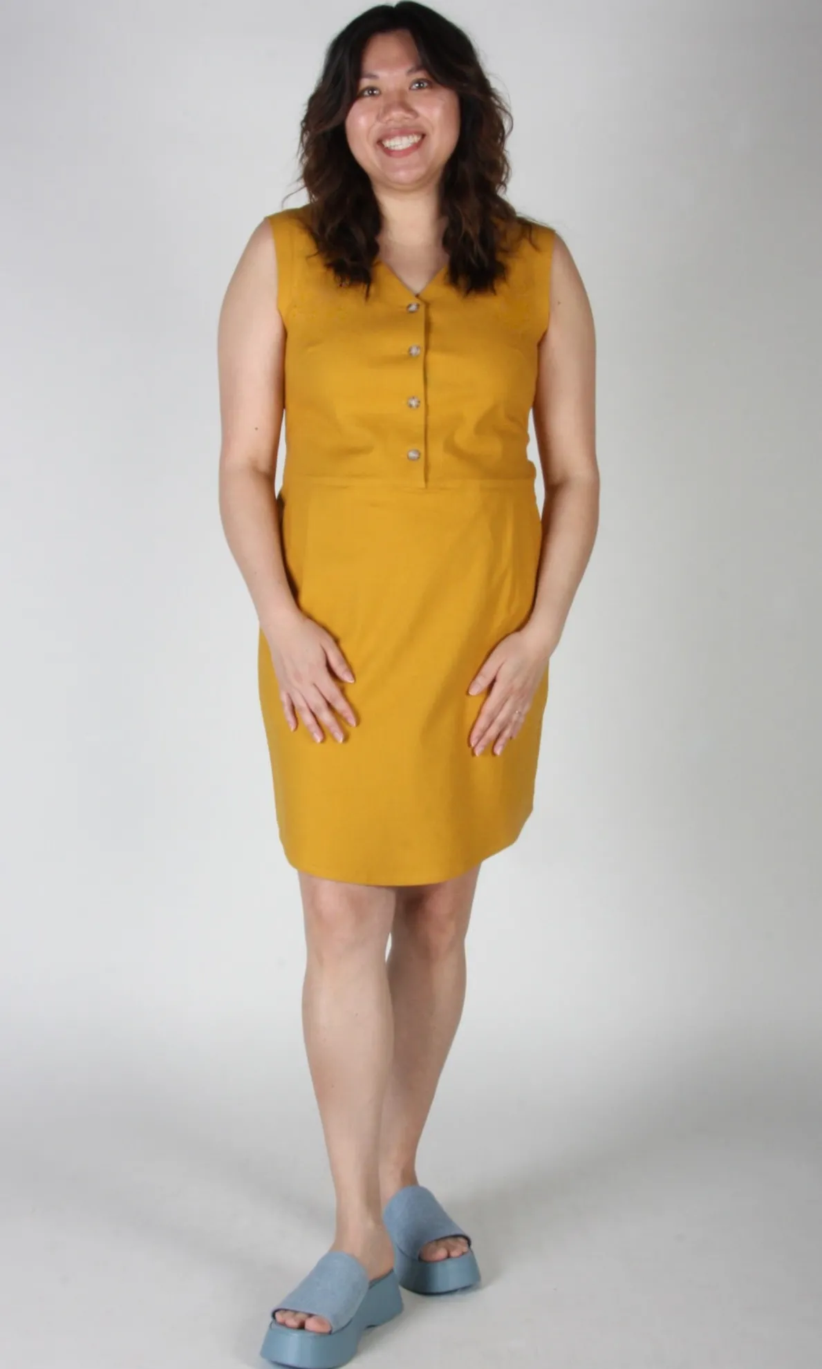Honeycreeper Dress - Ochre