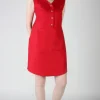 Honeycreeper Dress - Red