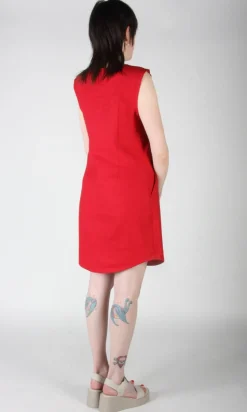 Honeycreeper Dress - Red