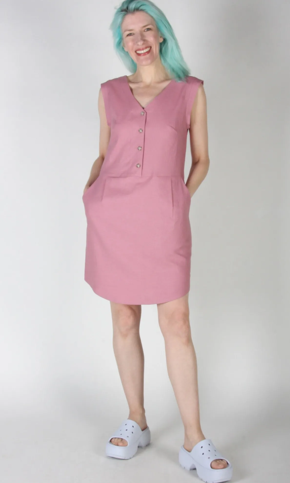 Honeycreeper Dress - Smoky Rose