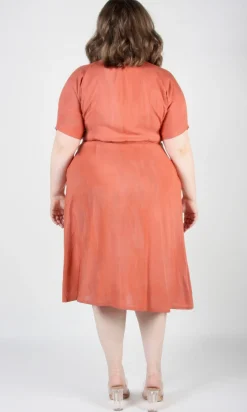 Hookbill Dress - Sand Washed Coral