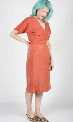 Hookbill Dress - Sand Washed Coral