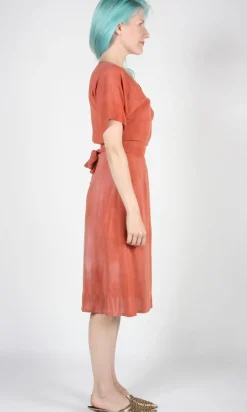 Hookbill Dress - Sand Washed Coral