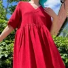 Kiskadee Dress - Red