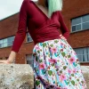 Linnet Skirt - Trumpet Vines