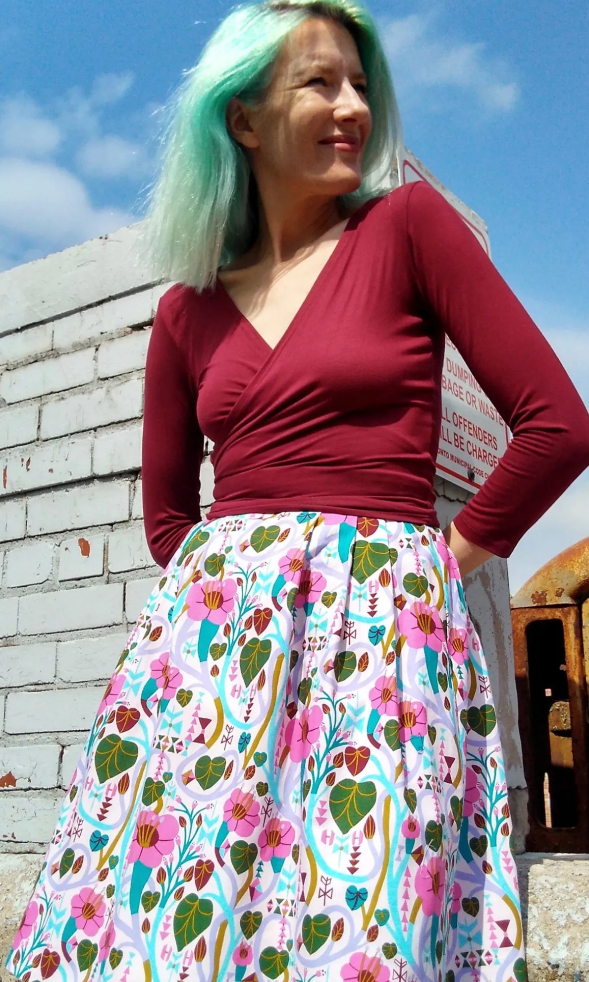 Linnet Skirt - Trumpet Vines