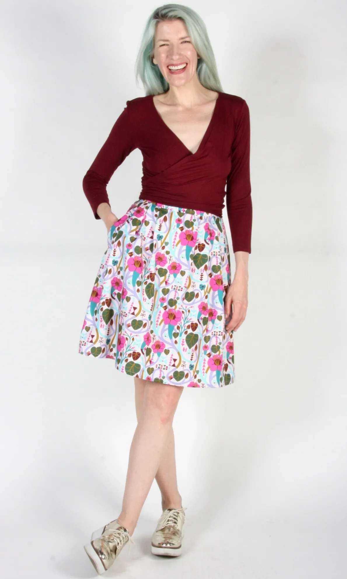 Linnet Skirt - Trumpet Vines
