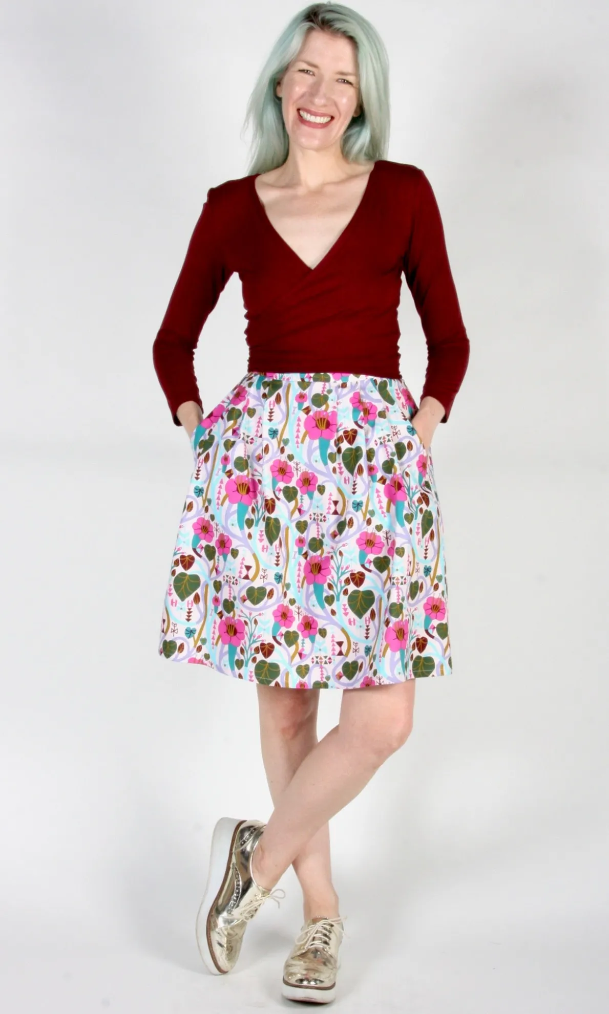 Linnet Skirt - Trumpet Vines