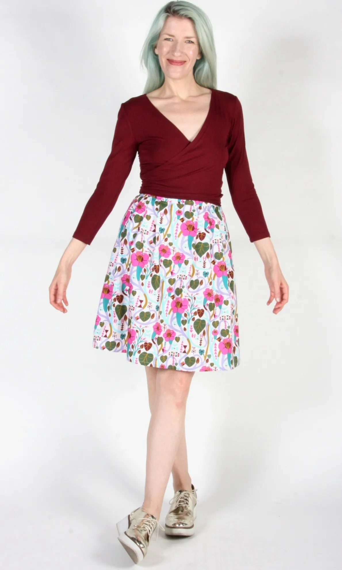 Linnet Skirt - Trumpet Vines