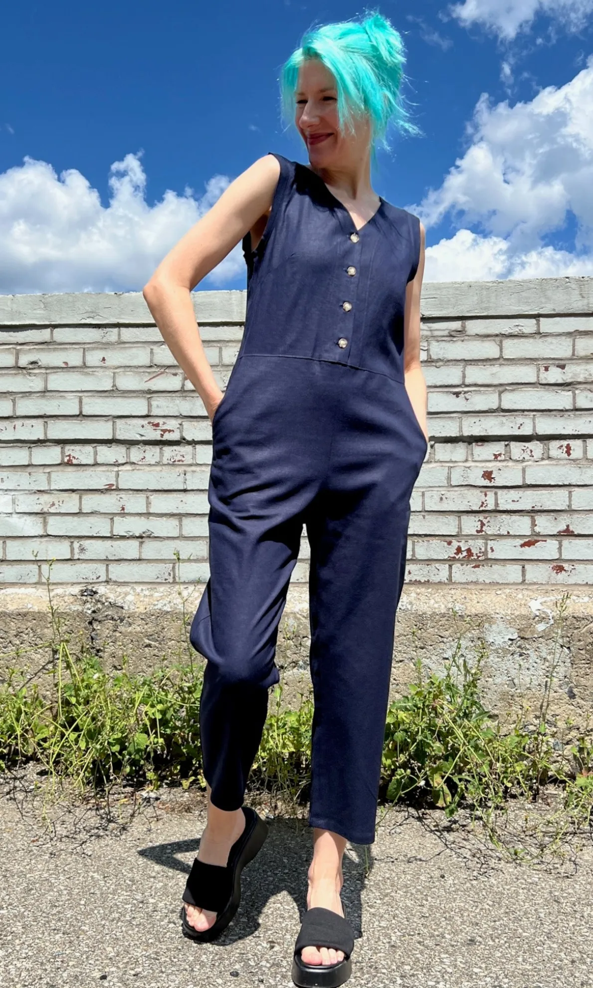 Myna Jumsuit - Navy