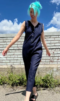 Myna Jumsuit - Navy