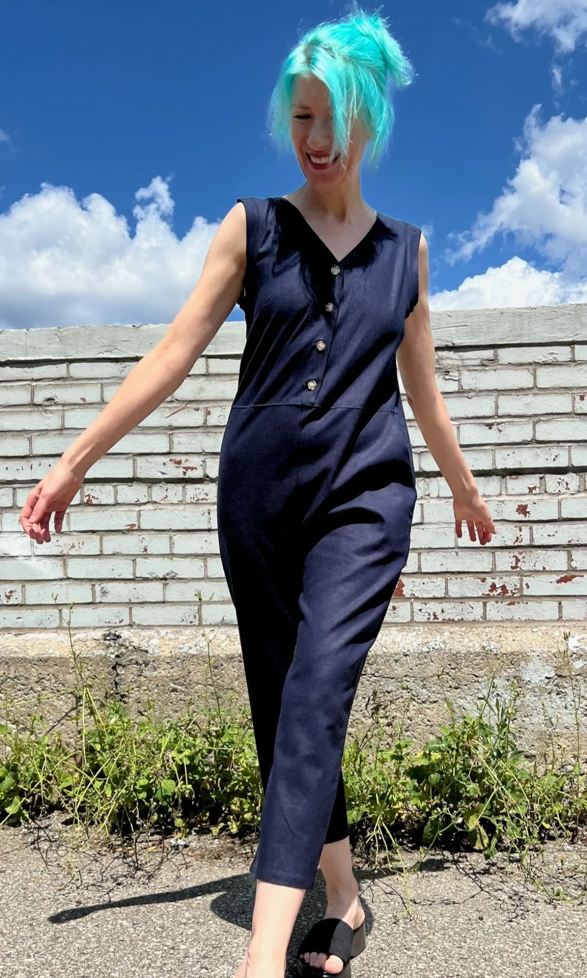 Myna Jumsuit - Navy