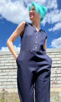 Myna Jumsuit - Navy
