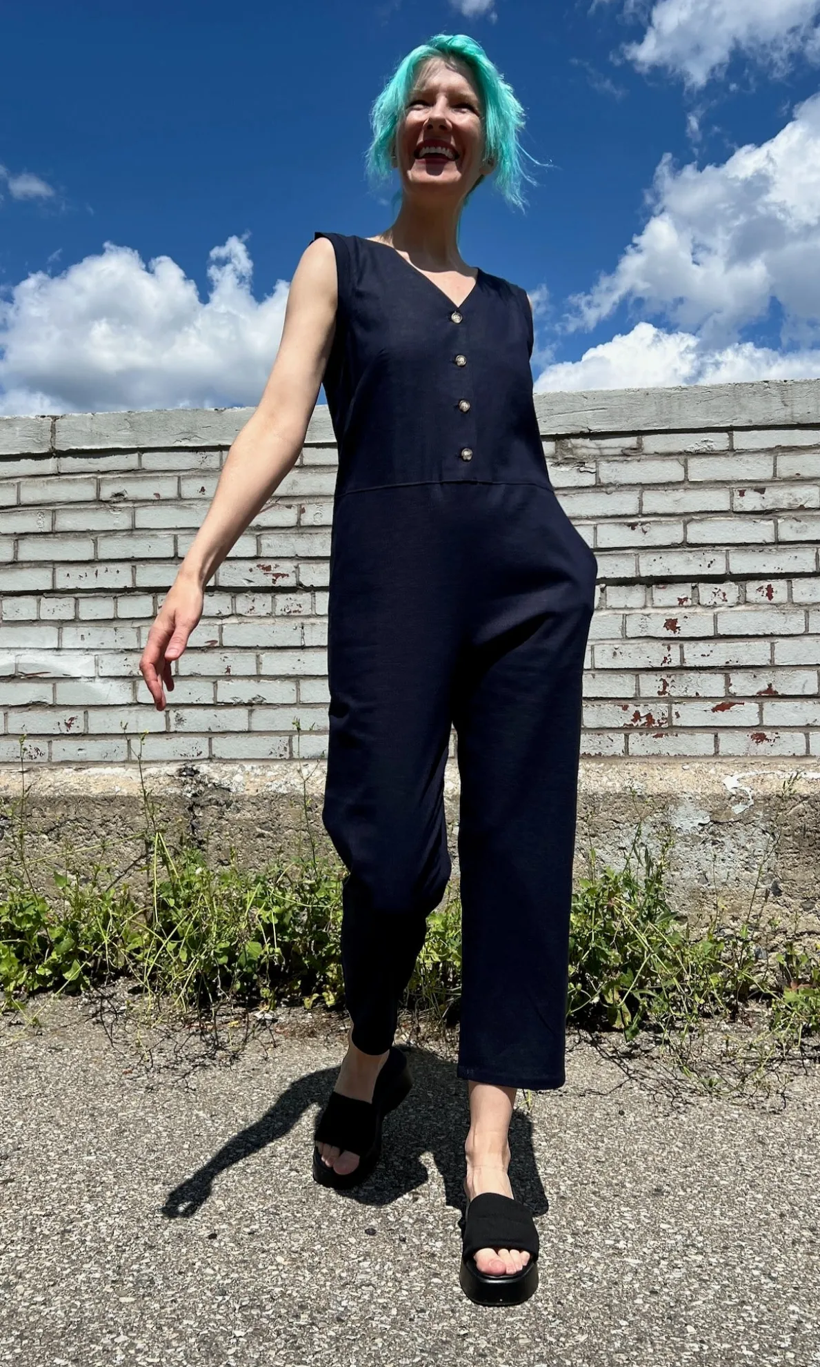 Myna Jumsuit - Navy