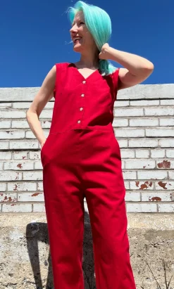 Myna Jumsuit - Red