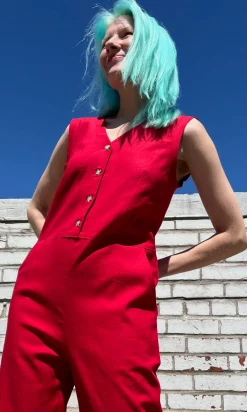 Myna Jumsuit - Red