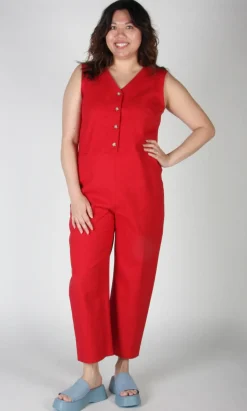 Myna Jumsuit - Red