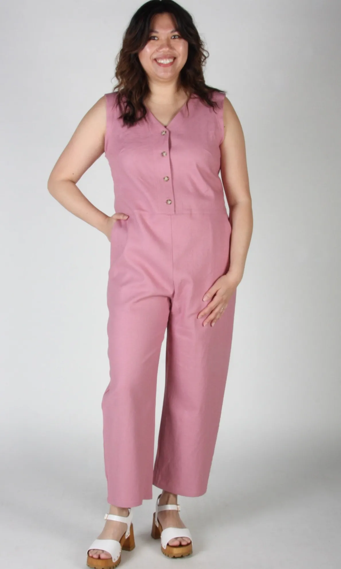 Myna Jumsuit - Smoky Rose