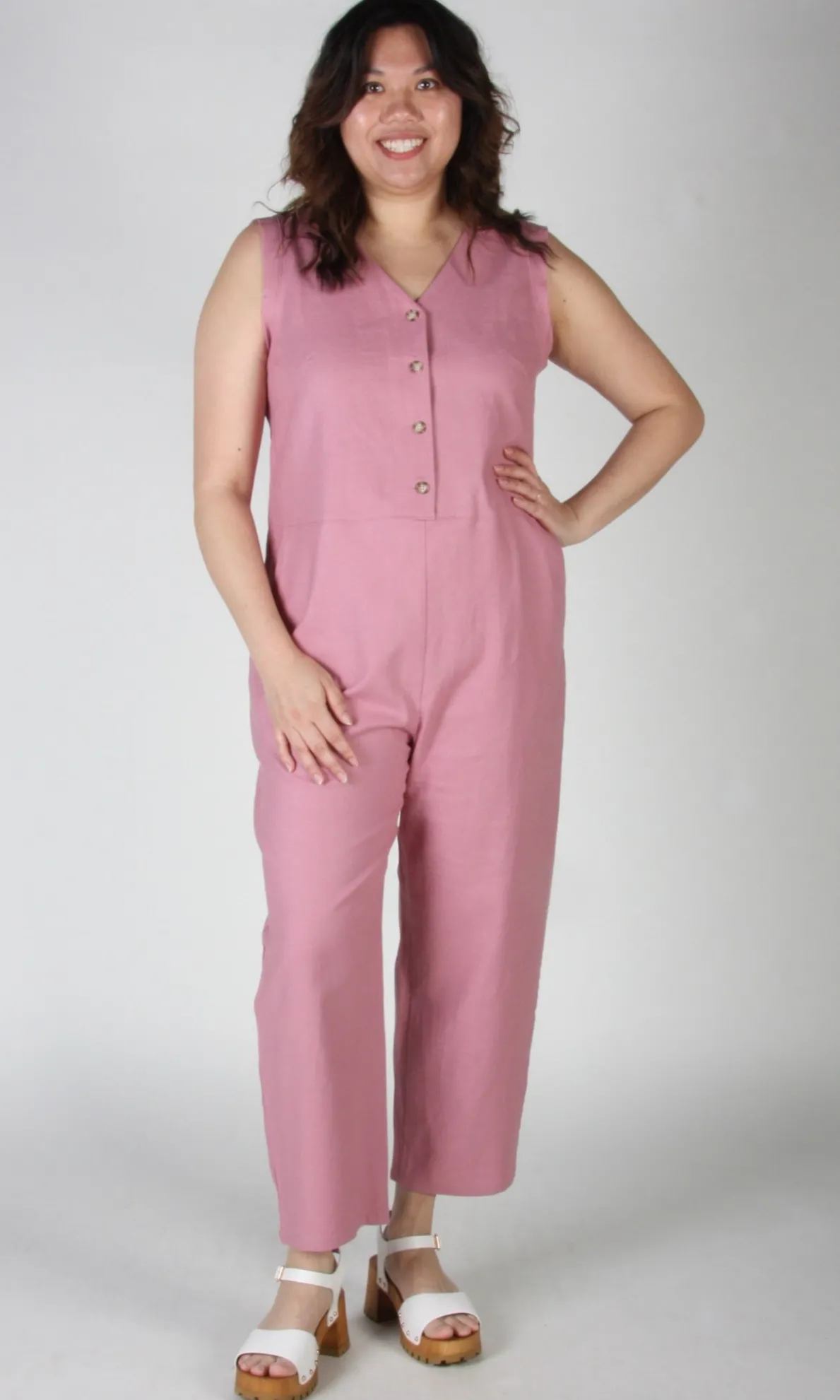 Myna Jumsuit - Smoky Rose