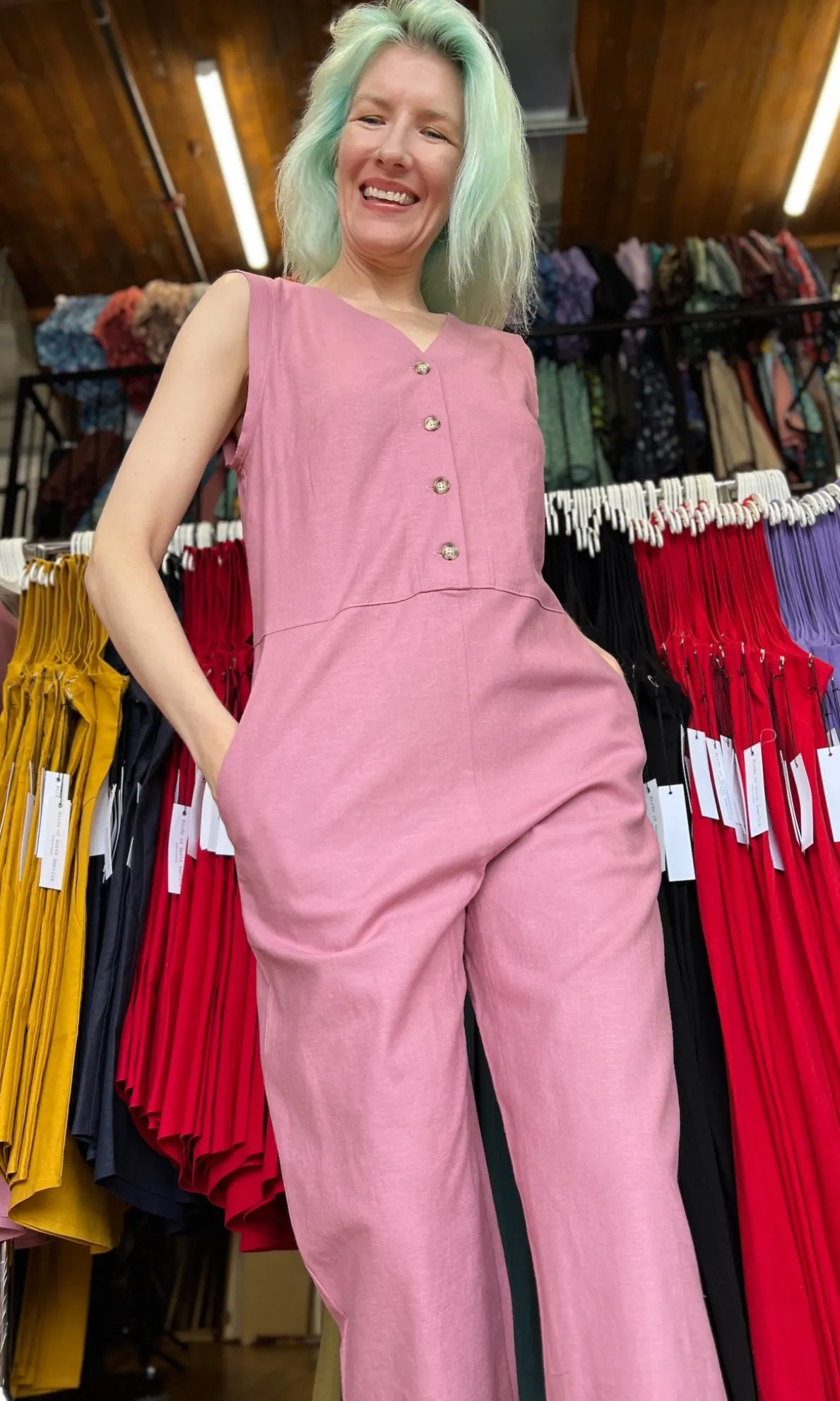 Myna Jumsuit - Smoky Rose