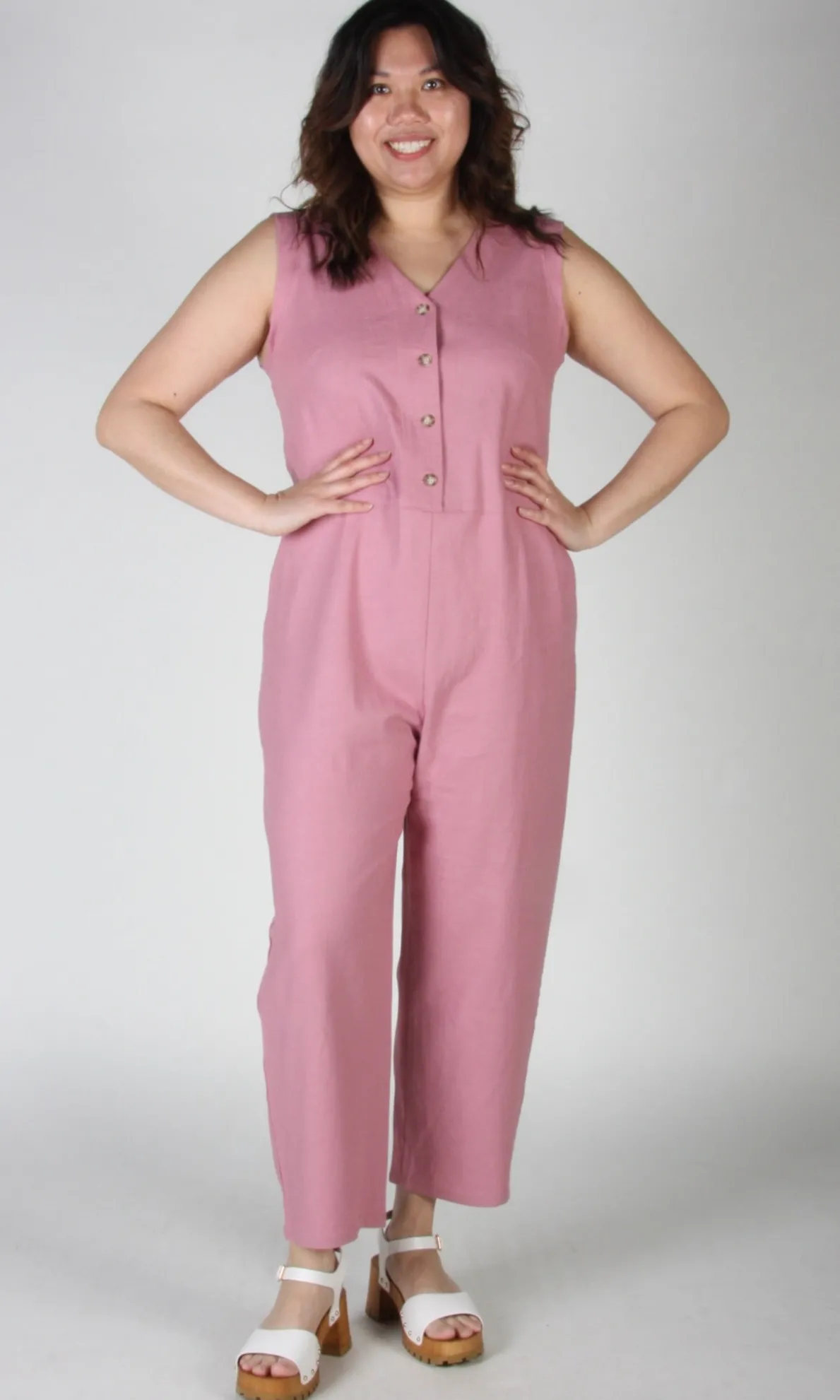 Myna Jumsuit - Smoky Rose